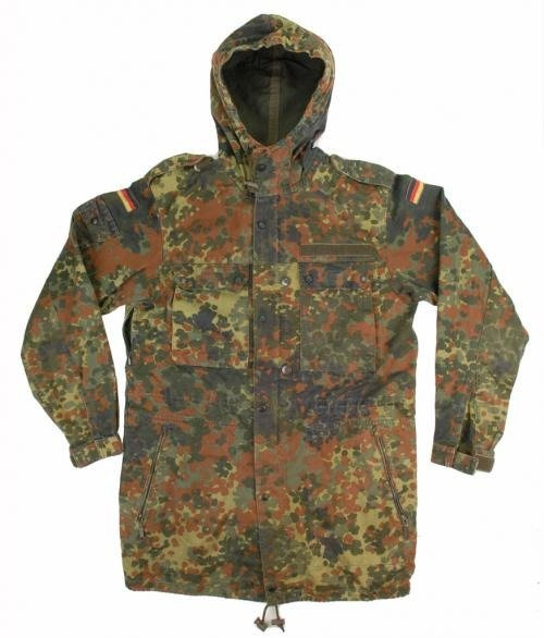 german flecktarn parka