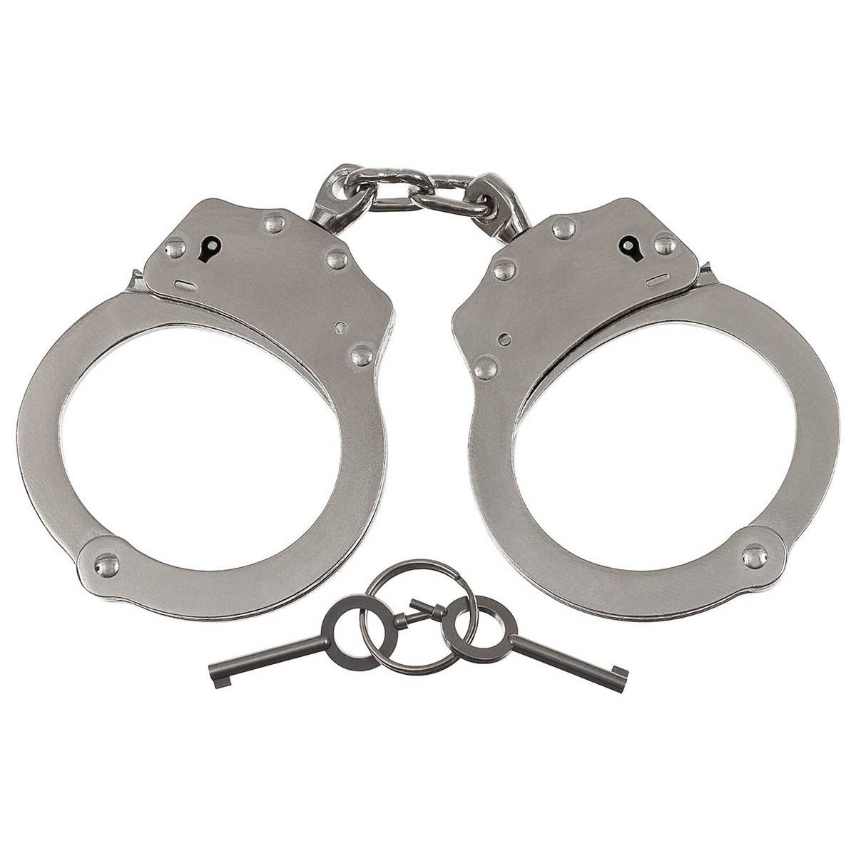 HANDCUFFS DOUBLE LOCK 2 KEYS MFH® Military Tactical \ Tactical
