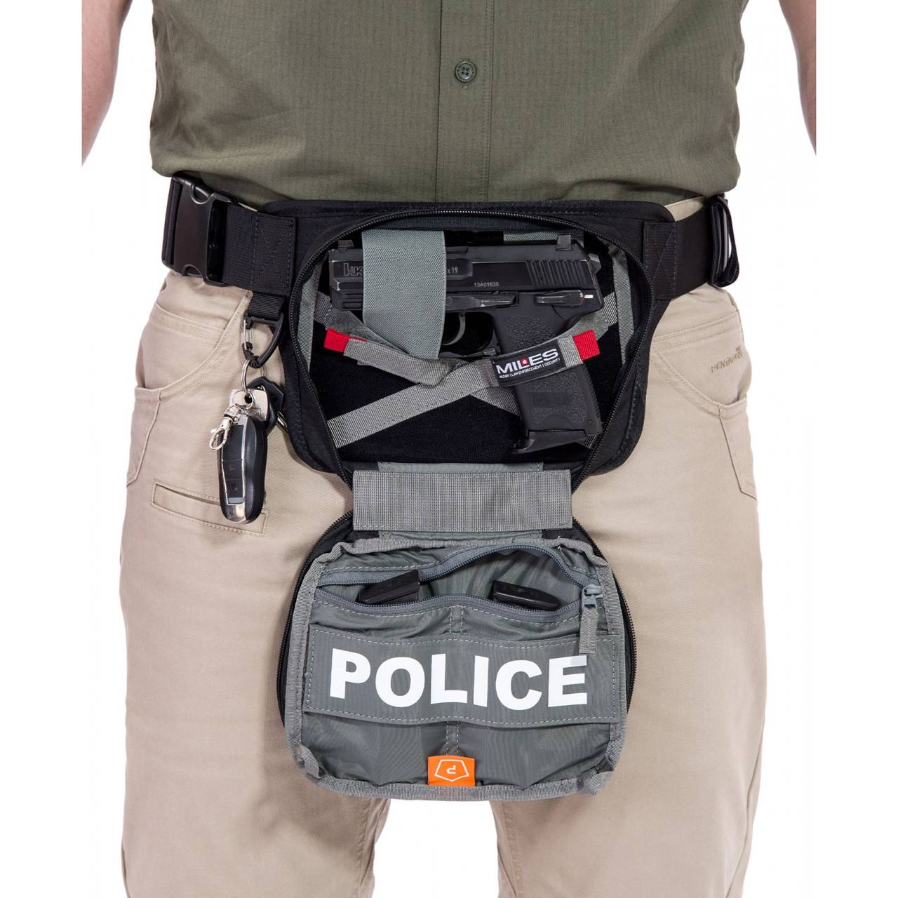 HIP BAG "RUNNER" Pentagon® BLACK Black Military Tactical \ Bags