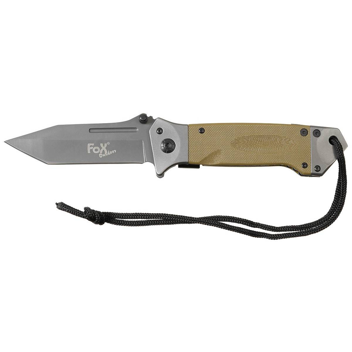 Jack Knife, G10handle, coyote, beltclip, singlehand militarysurplus