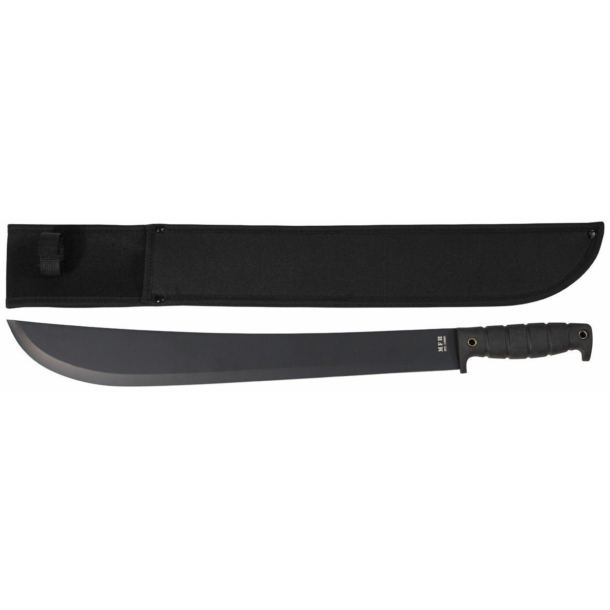 MACHETE, KNIFE WITH NYLON SHEATH "KONGO" MFH® BLACK Military Tactical \ Tools \ Machetes
