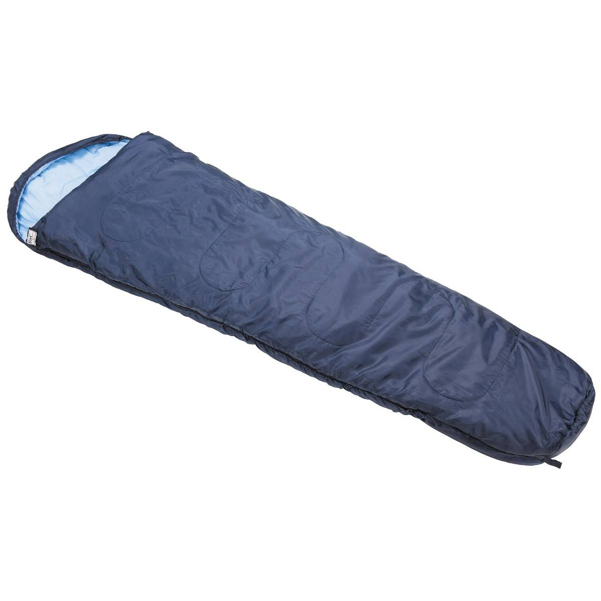 MUMMY SLEEPING BAG 2LAYER FILLING FOX OUTDOOR® BLUE Blue