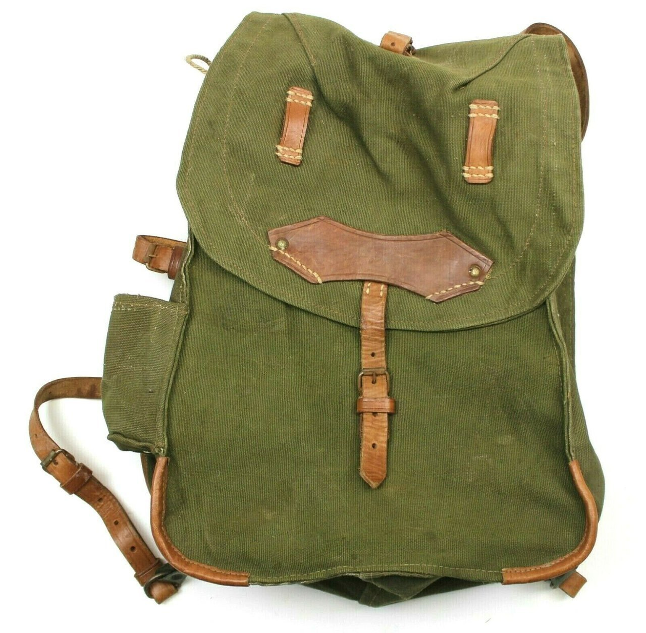 Military Olive Romanian Retro Rucksack - RSR Romanian army (like new ...