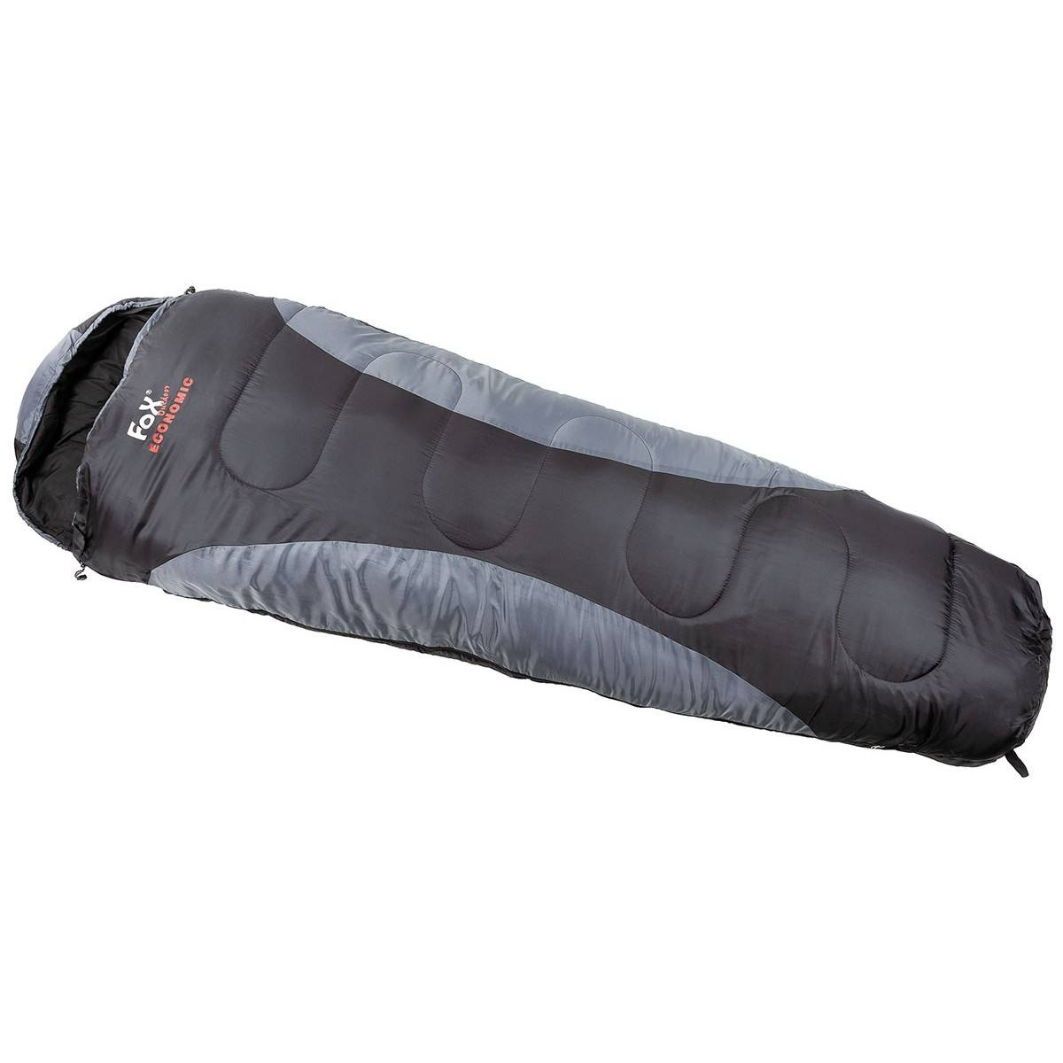 Mummy Sleeping Bag, "Economic", blackgrey Trekking \ Sleeping Bags