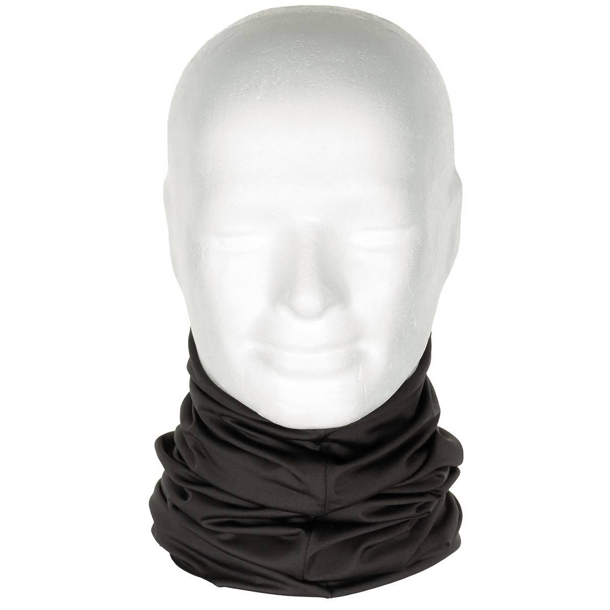 NECK GAITER MFH® 50 x 25 CM BLACK BLACK Apparel \ Scarves