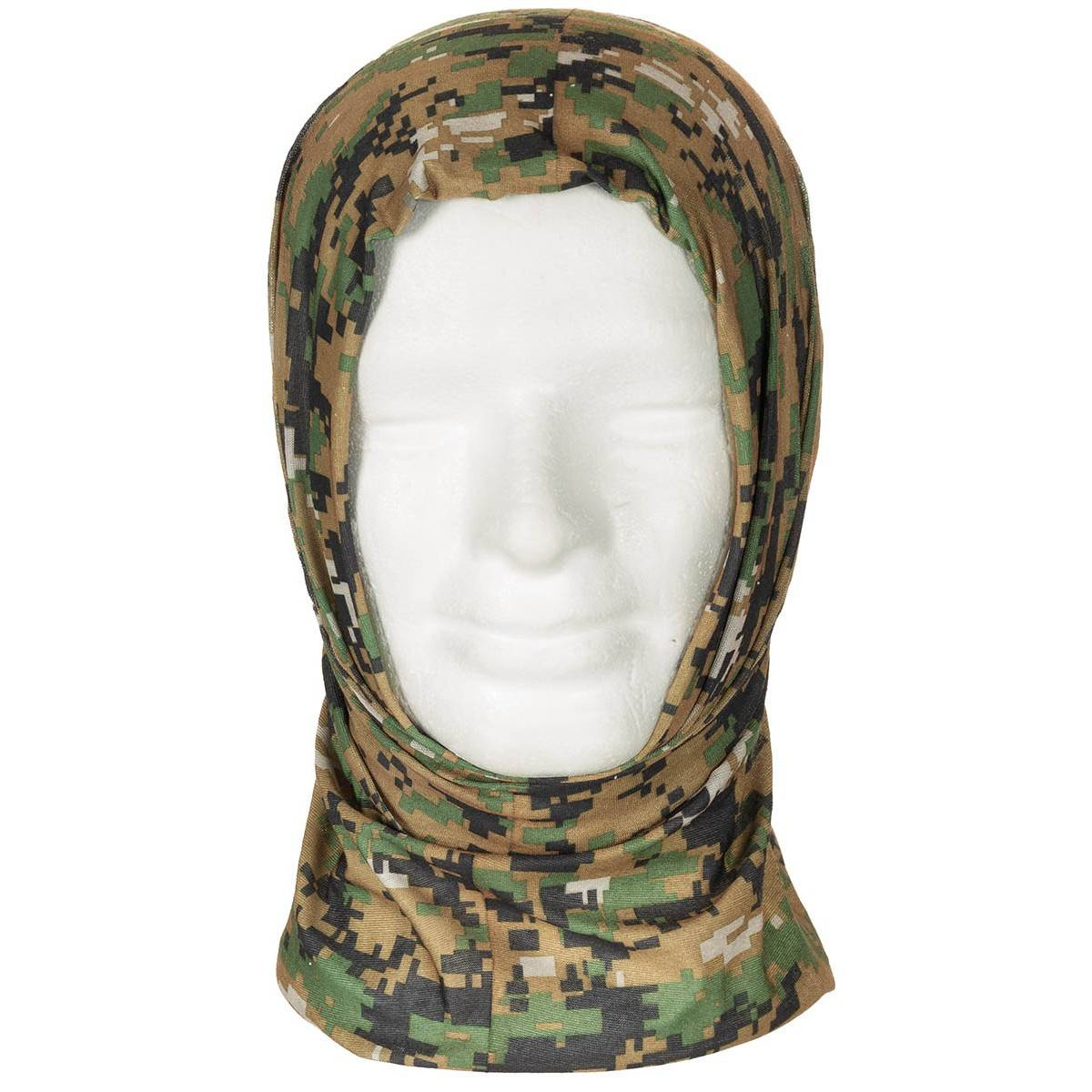 NECK GAITER MFH® 50 x 25 CM DIGITAL WOODLAND Digital Woodland