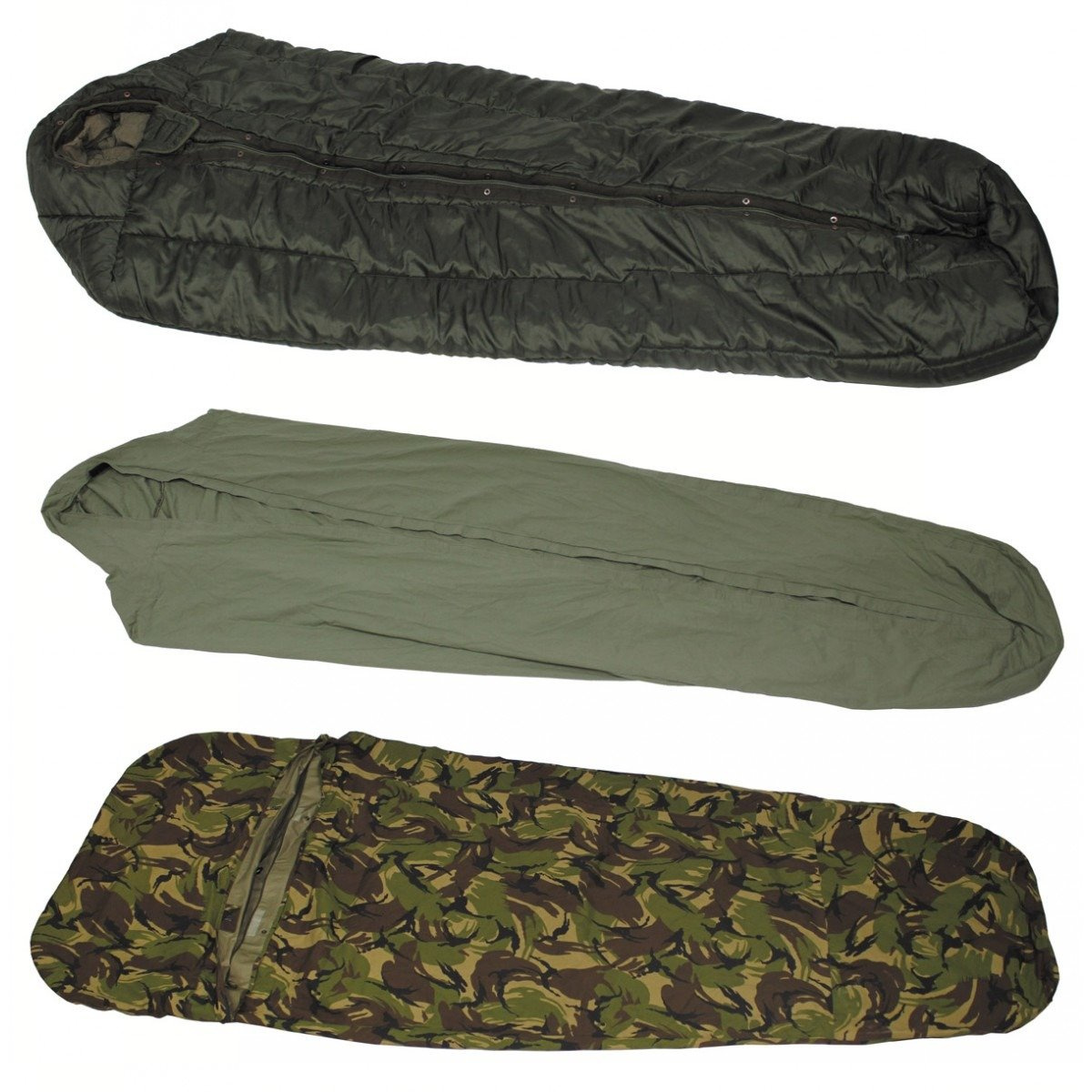 NL sleeping bag, 4 pieces, used | Military Surplus \ Used Equipment ...