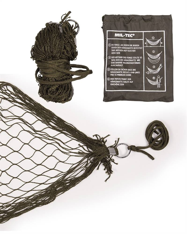 OD MINI HAMMOCK WITH TRANSPORT BAG Military Tactical \ Sleeping