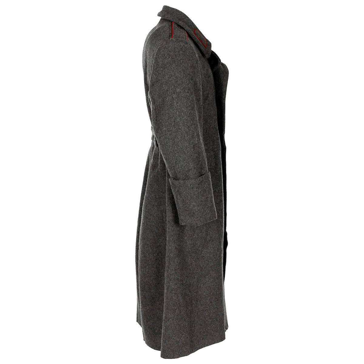 OFFICER COAT WOOL GREY MILITARY SURPLUS BULGARIAN ARMY LIKE NEW