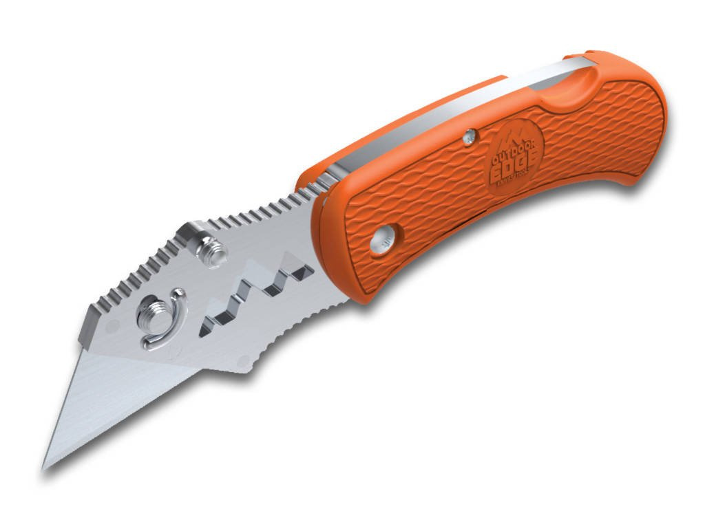 POCKET KNIFE "B.O.A." Outdoor Edge® ORANGE Orange Knives