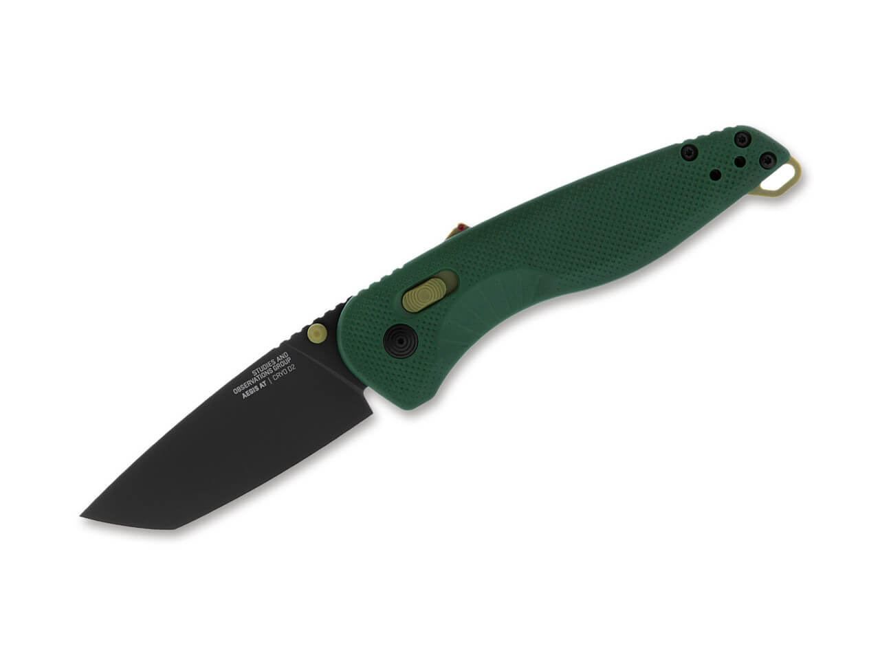 POCKET KNIFE SOG Aegis AT Tanto Forest & Moss GREEN Green Knives