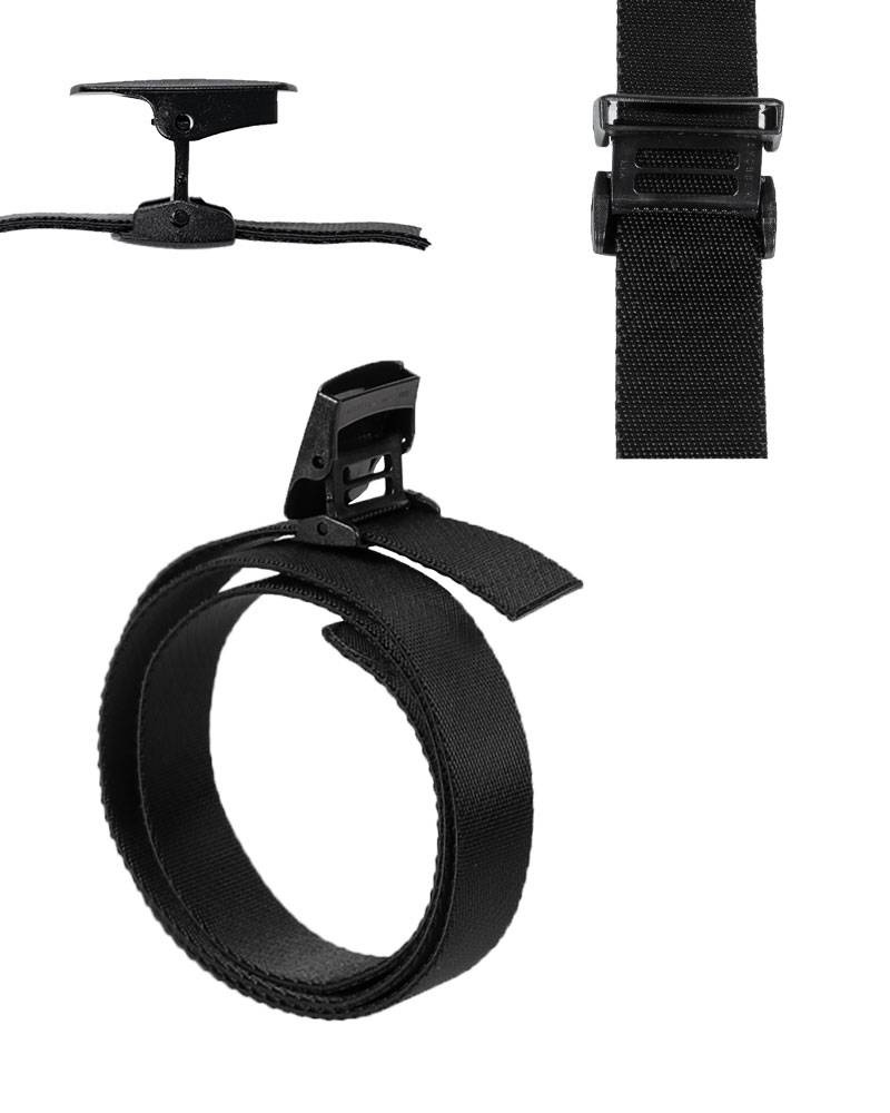 QUICKRELEASE ELASTIC BELT 38 MM MilTec® BLACK Black Apparel