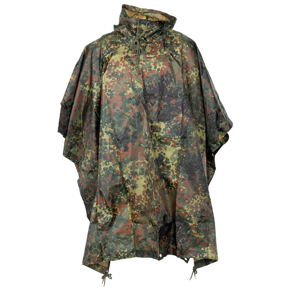 RIP-STOP PONCHO, RAINCOAT - 144 x 223 CM - MFH® - BW CAMOUFLAGE BW ...