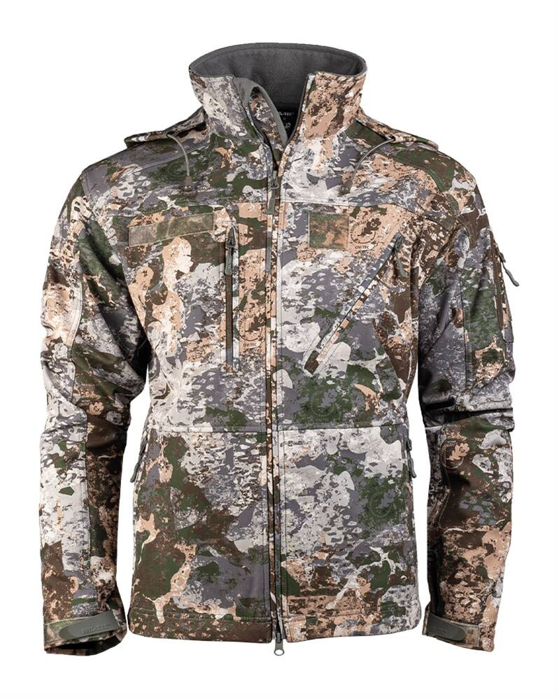SCU 14 SOFTSHELL JACKET PHANTOMLEAF WASP I Z1B MIL TEC PHANTOMLEAF WASP I Z1B Apparel Jackets Field Jackets militarysurplus.eu Army Navy Surplus Tactical Big variety
