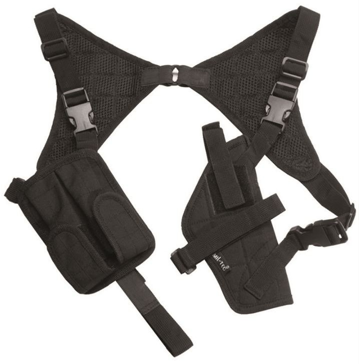 SHOULDER HOLSTER MilTec® BLACK Black Selfdefence/shooting