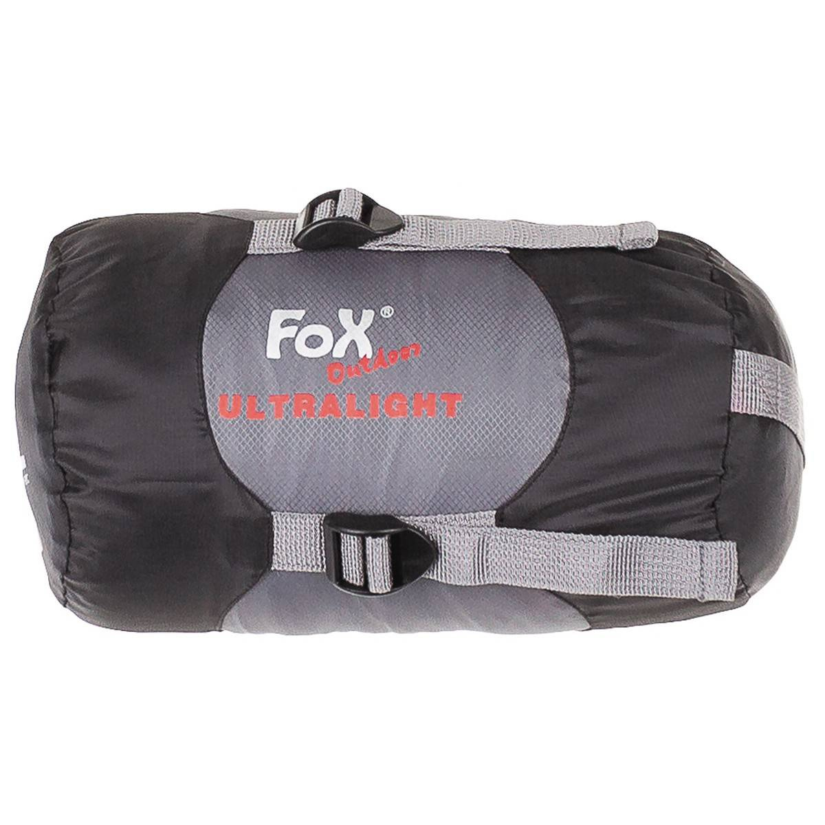 SLEEPING BAG ULTRALIGHT BLACK GREY