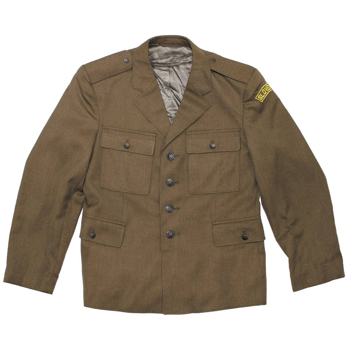 SLOVAK UNIFORM JACKET - M63 - BROWN - MILITARY SURPLUS - USED | Military  Surplus  Used Clothing  Jackets  Navy u0026 Army Uniform Jackets  militarysurplus.eu | Army Navy Surplus -