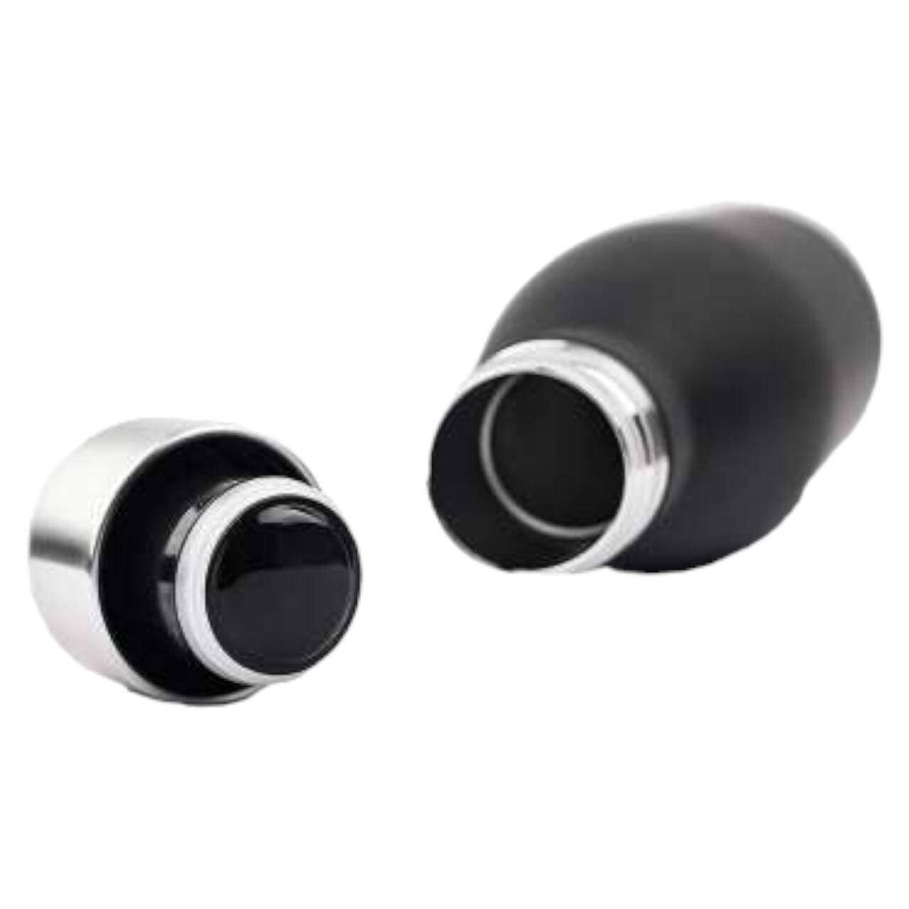 STAINLESS STEEL THERMOS BOTTLE 0,5 L BLACK BOKER Trekking