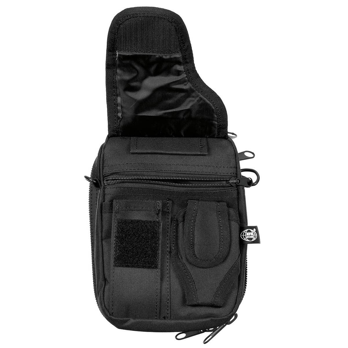 Shoulder Bag detachable holster MFH Black Trekking
