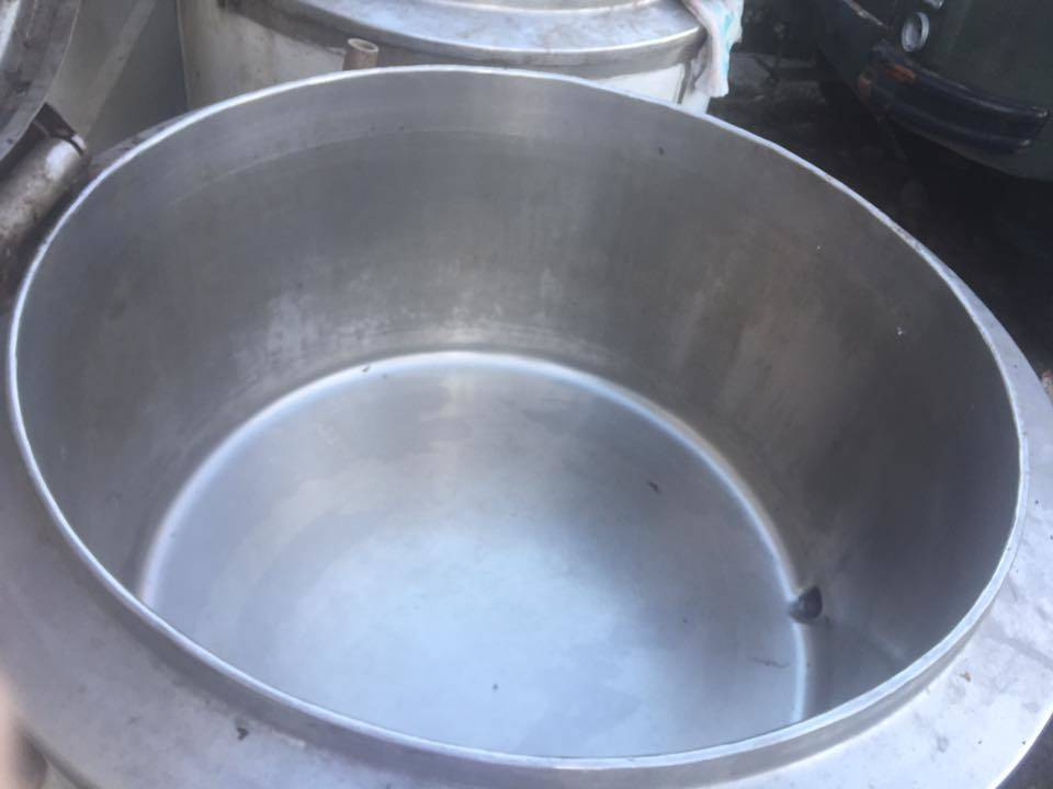 Stainless steel boiler with lid Field Kitchen Military Surplus from