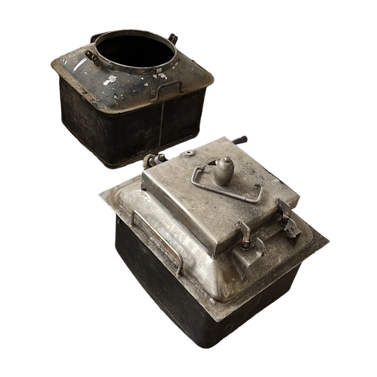 Stainless steel boiler with lid Field Kitchen Military Surplus from