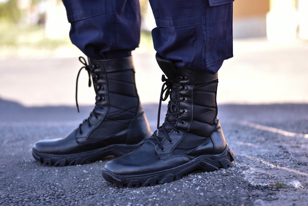 Black Army Boots