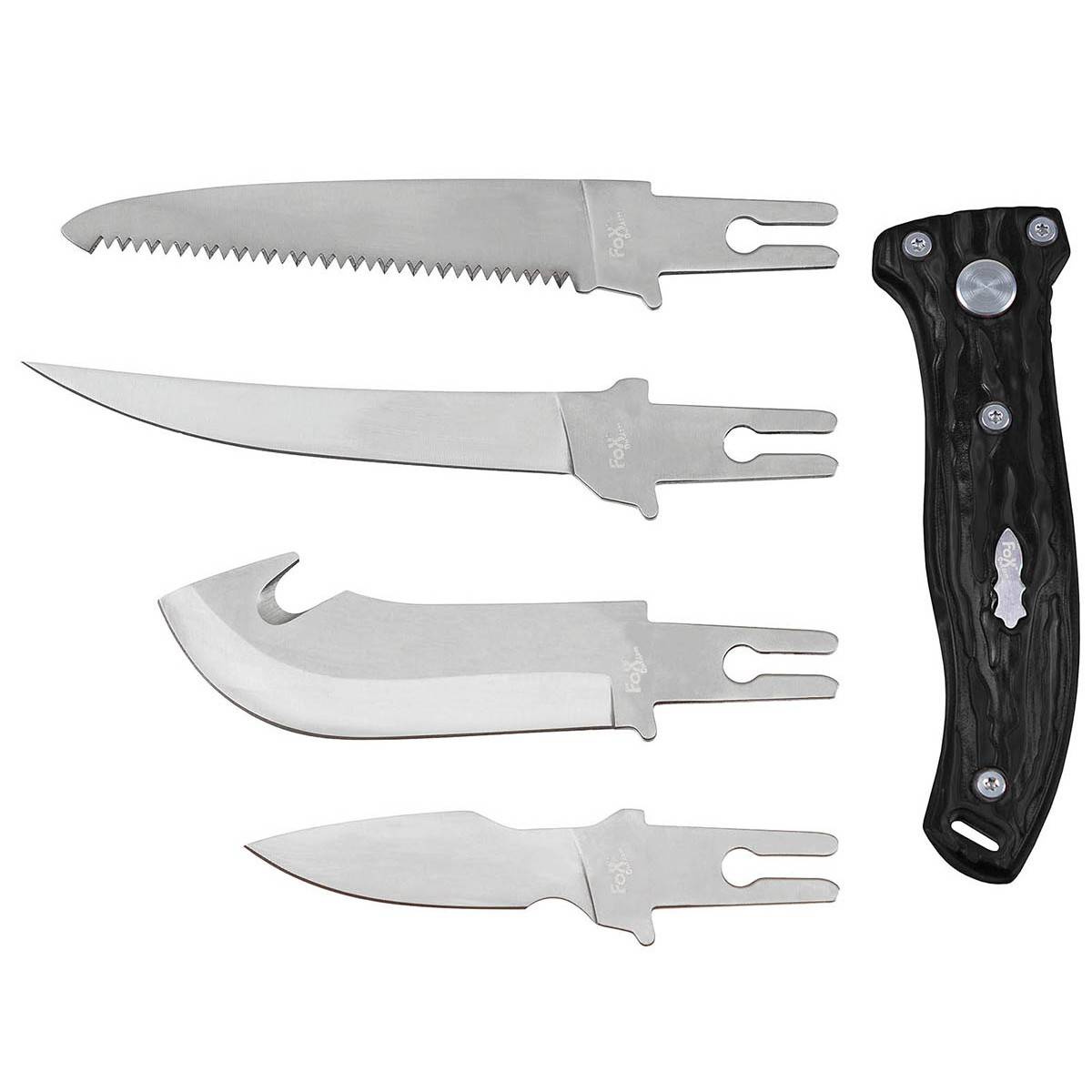 TOOL HUNTER, 4 INTERCHANGEABLE BLADES FOX OUTDOOR® Military