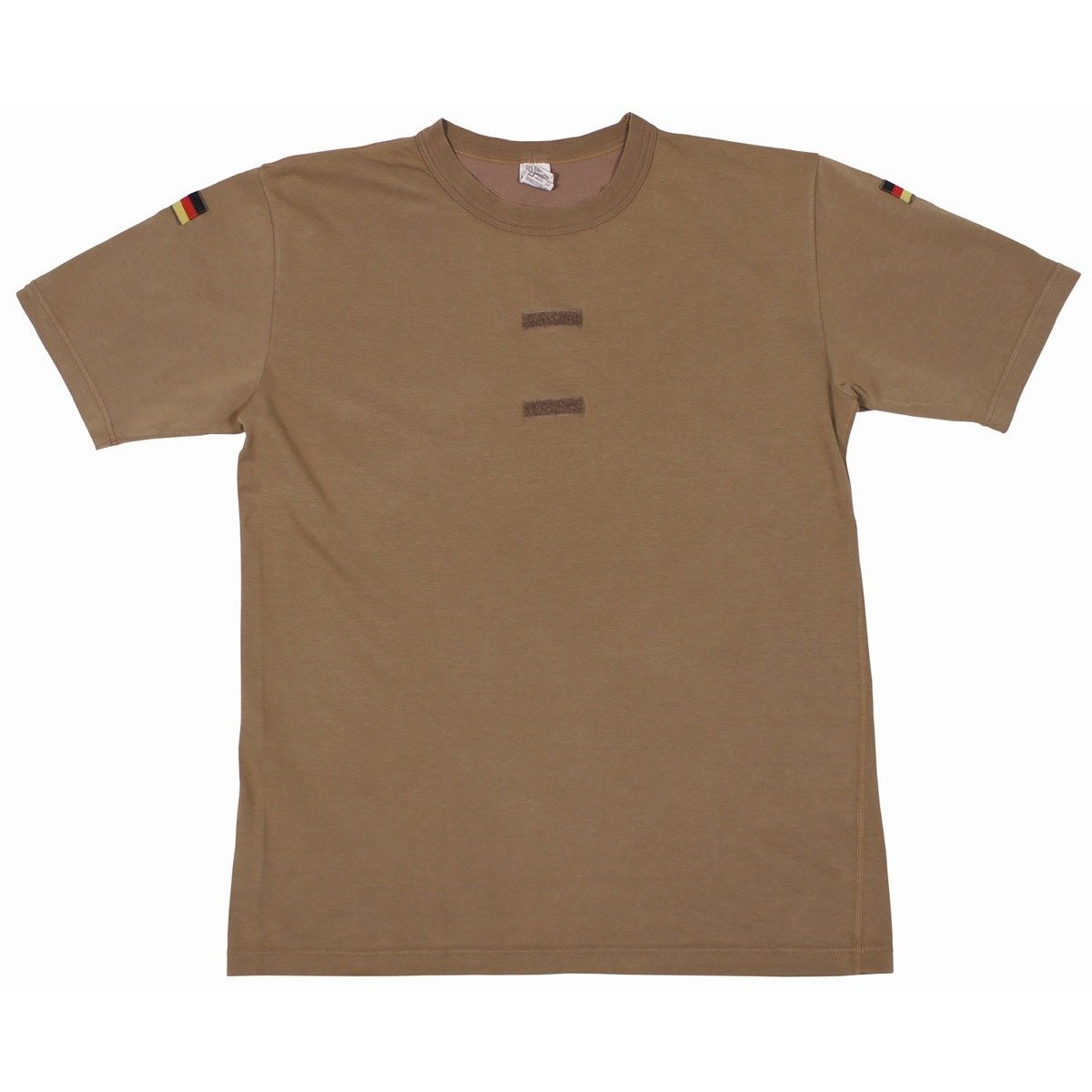 Påvirke Afspejling Karakter TROPICAL T-SHIRT WITH VELCRO AND GERMAN FLAG - BROWN - BW MILITARY SURPLUS  - USED | Military Surplus \ Used Clothing \ T-Shirts & Tank Tops  militarysurplus.eu | Army Navy Surplus -