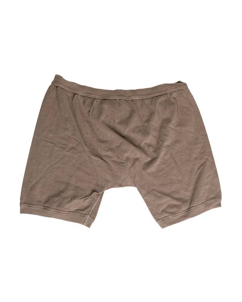 UNDERPANTS - MILITARY SURPLUS FROM THE GERMAN ARMY - BROWN - USED