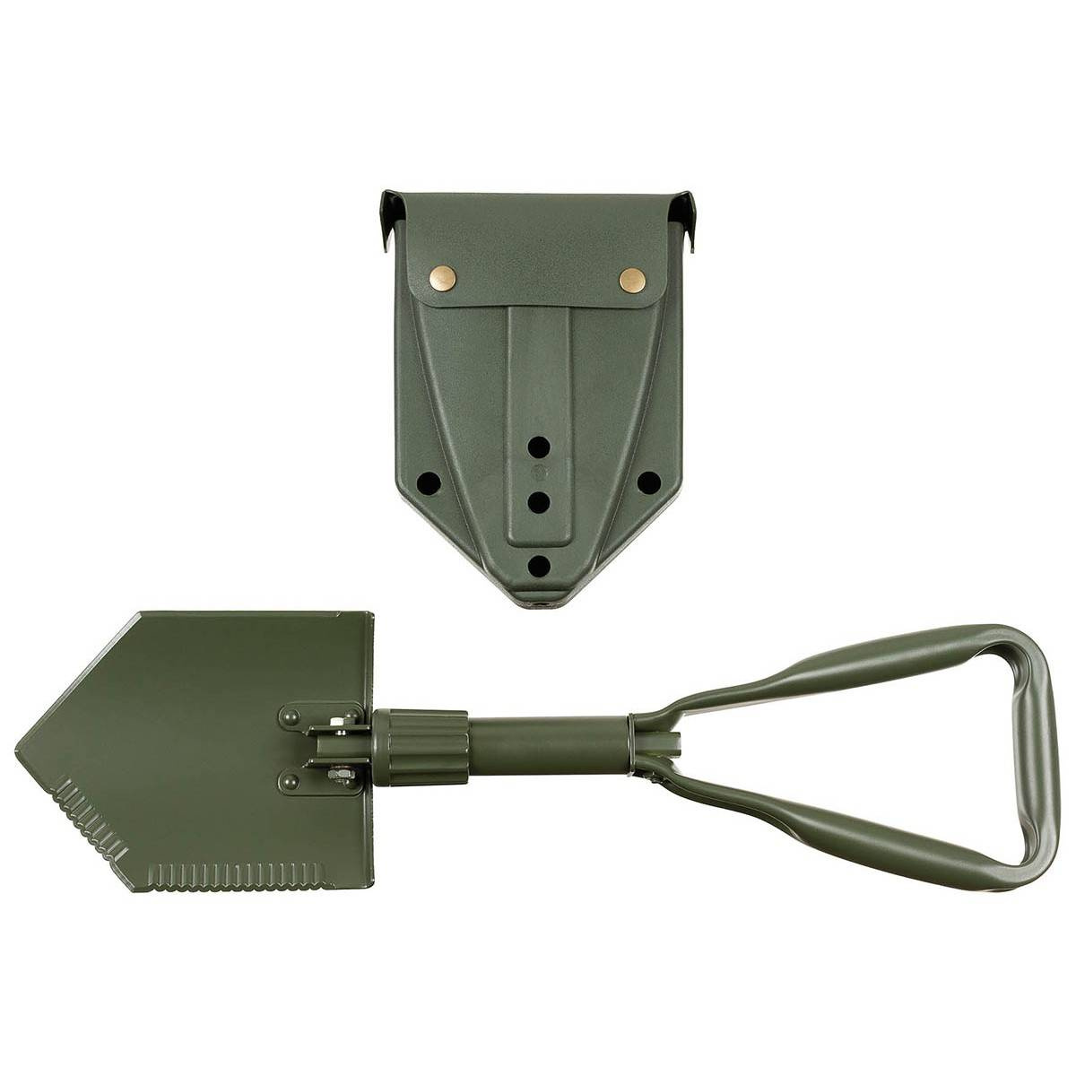 US Folding Shovel, extra solid, with plastic cover Military Surplus