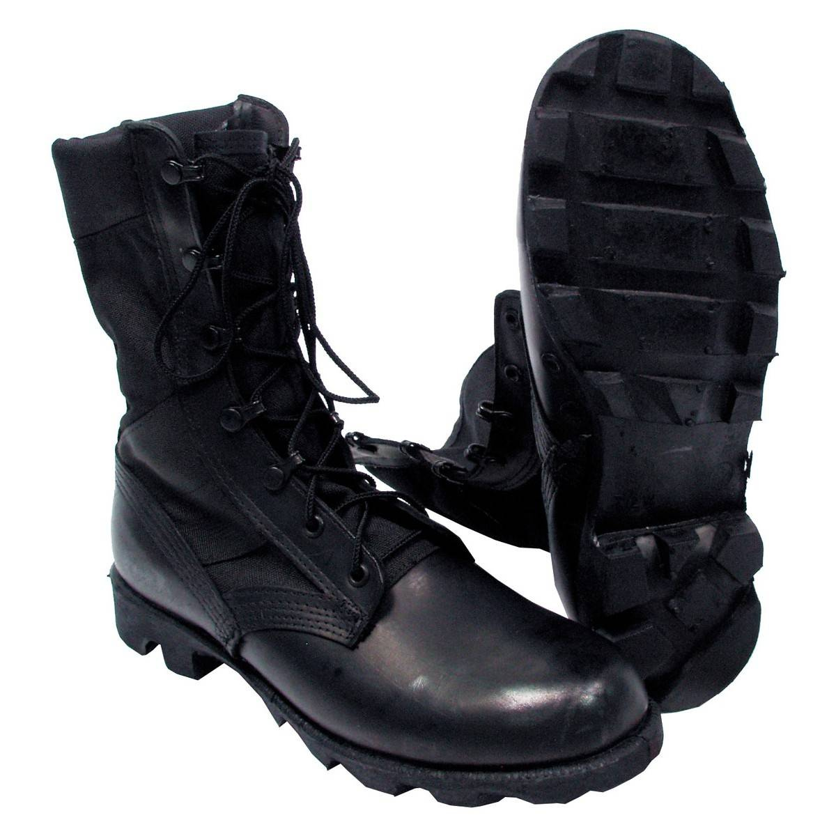 US JUNGLE BOOTS BLACK USED Military Surplus \ Used Clothing