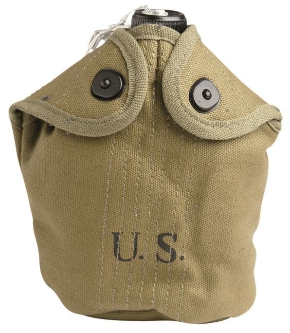 US M10 Khaki Canteen Cover - repro | Military Surplus \ Reenactment ...