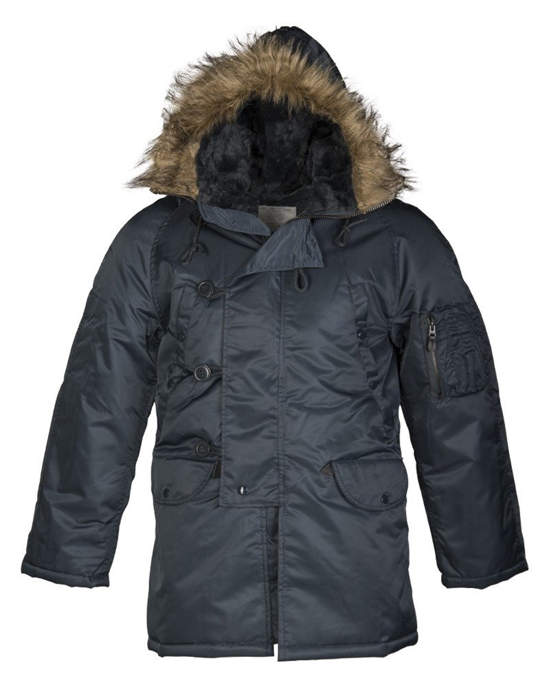 US N3B Dark Blue TEESAR® PARKA Dark Blue | Apparel \ Jackets \ Parkas ...