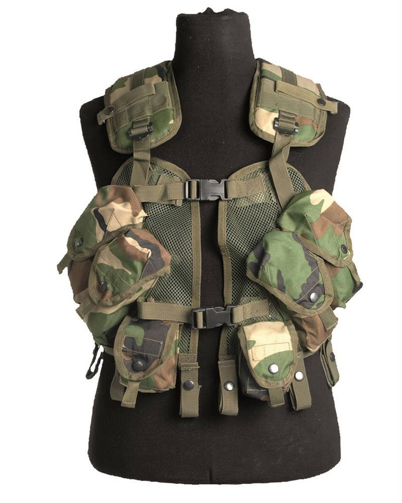 US Woodland LOAD BEARING VEST Woodland US Military Tactical