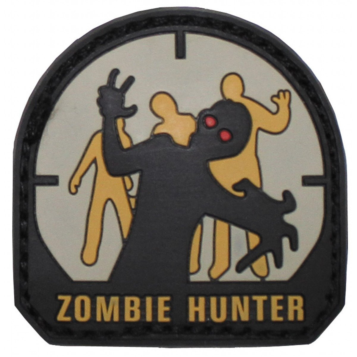 Velcro Patch, "Zombie Hunter", 3 D Military Tactical \ Patches
