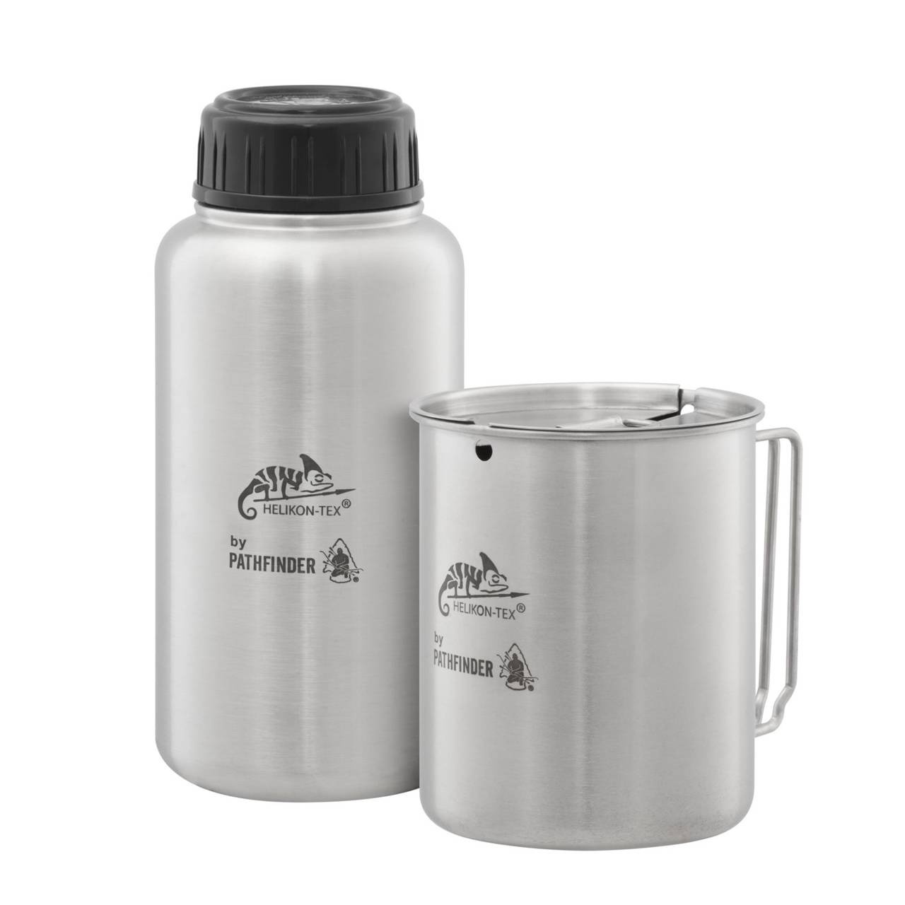 WATER BOTTLE WITH NESTING CUP SET "PATHFINDER" HELIKON® Trekking