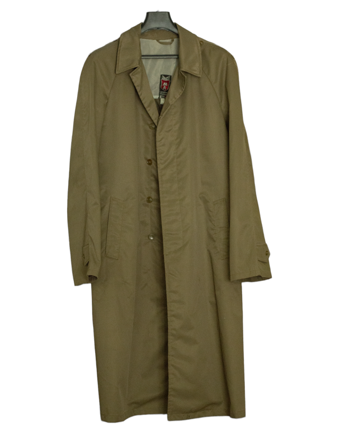 WATERPROOF TRENCH COAT - ROMANIAN ARMY MILITARY SURPLUS - LIKE NEW ...