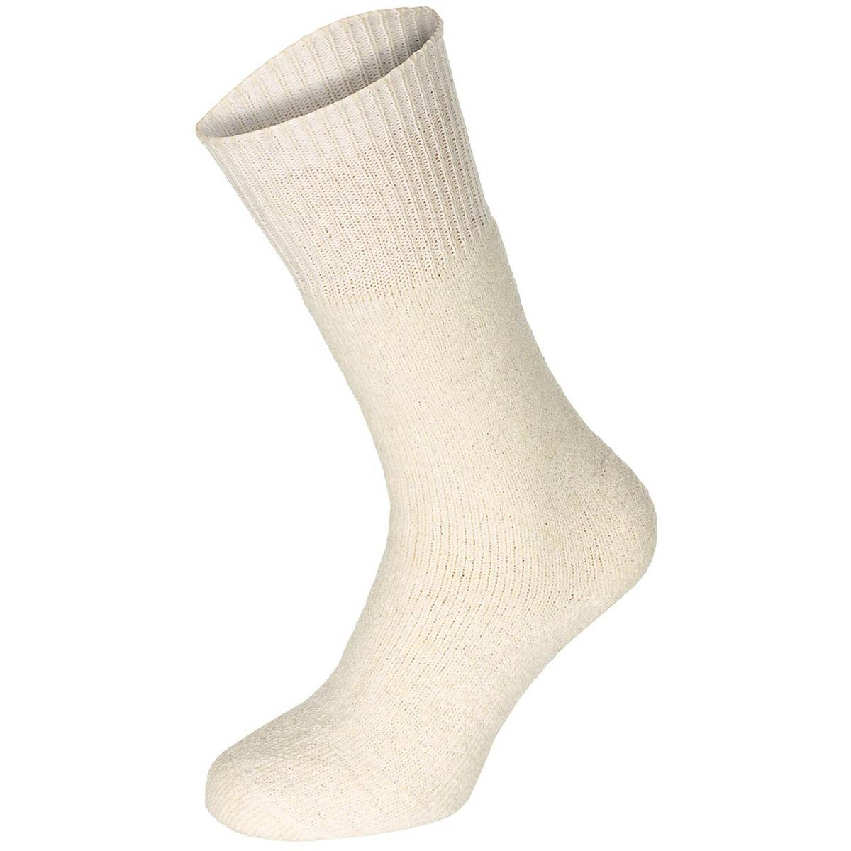 WINTER SOCKS MILITARY SURPLUS FROM THE BRITISH ARMY WHITE USED