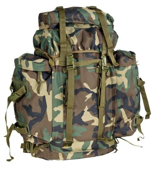 BACKPACK GERMAN MOUNTAIN BACKPACK 80 L WOODLAND CAMO Trekking