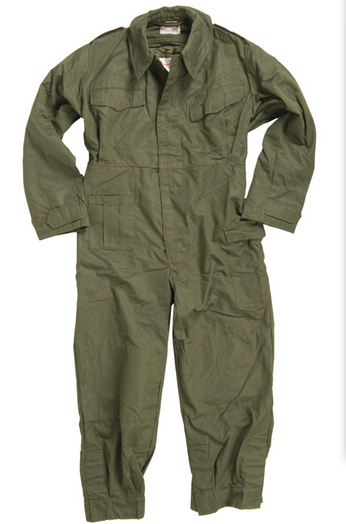 BELGIAN TANKER COVERALL - NEOMEX® - OD - MILITARY SURPLUS - USED