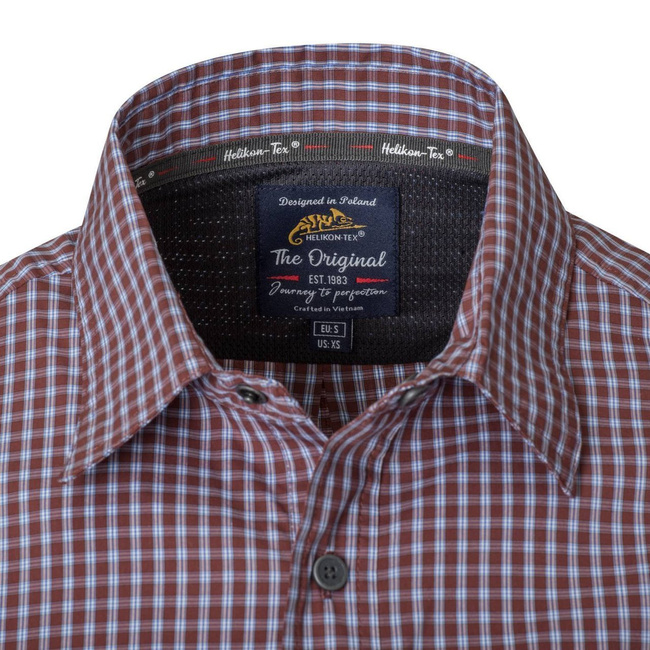 COVERT CONCEALED CARRY SHIRT - SAVAGE GREEN CHECKERED - HELIKON