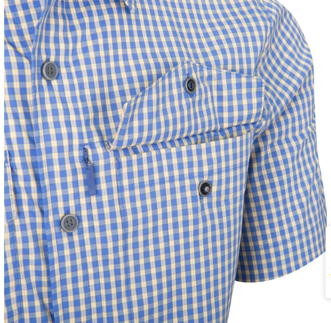 Covert Concealed Carry Short Sleeve Shirt - Blue