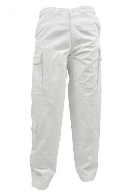 DUTCH ARMY NAVY PANTS - WHITE - USED