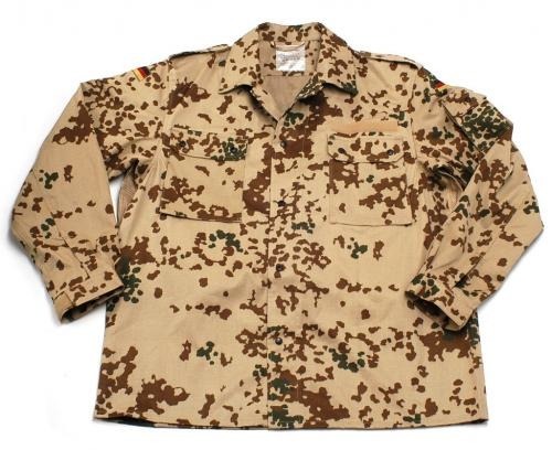German army tropical camo field shirt - like new