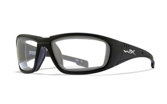 Glasses - Wileyx - BOSS Clear Matte Black Frame