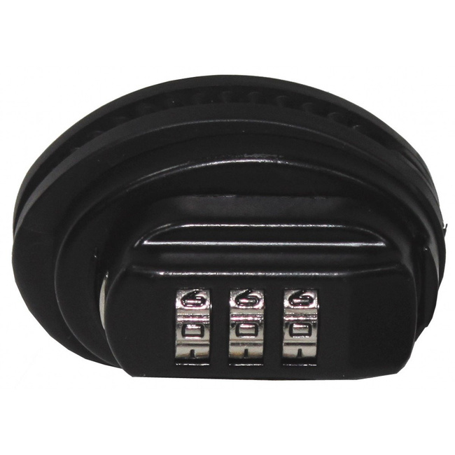 Gun Lock, padlock, black, with combination lock