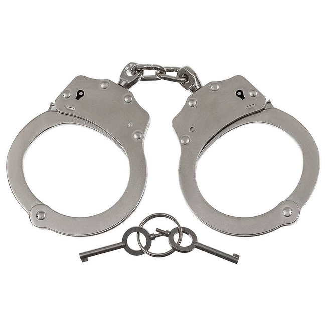 HANDCUFFS DOUBLE LOCK 2 KEYS MFH® Military Tactical \ Tactical