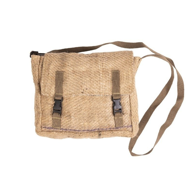 ITALIAN SHOULDER BAG ′COFFEE SAC′ USED Military Surplus \ Used