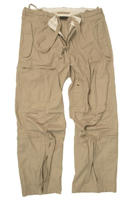 Khaki COTTON PREWASH PILOT PANTS