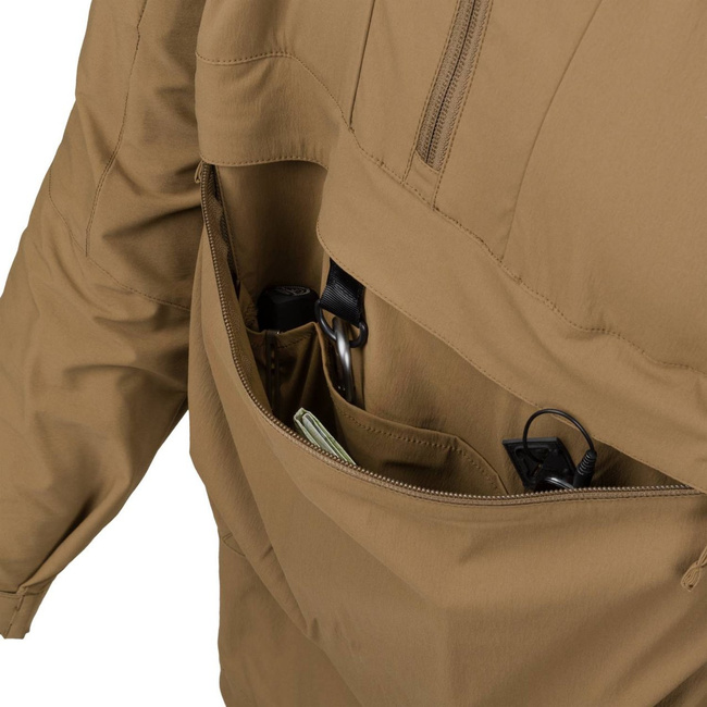 MISTRAL ANORAK JACKET - SOFT SHELL - MUD BROWN - HELIKON